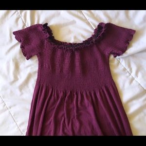 Off the shoulder dress